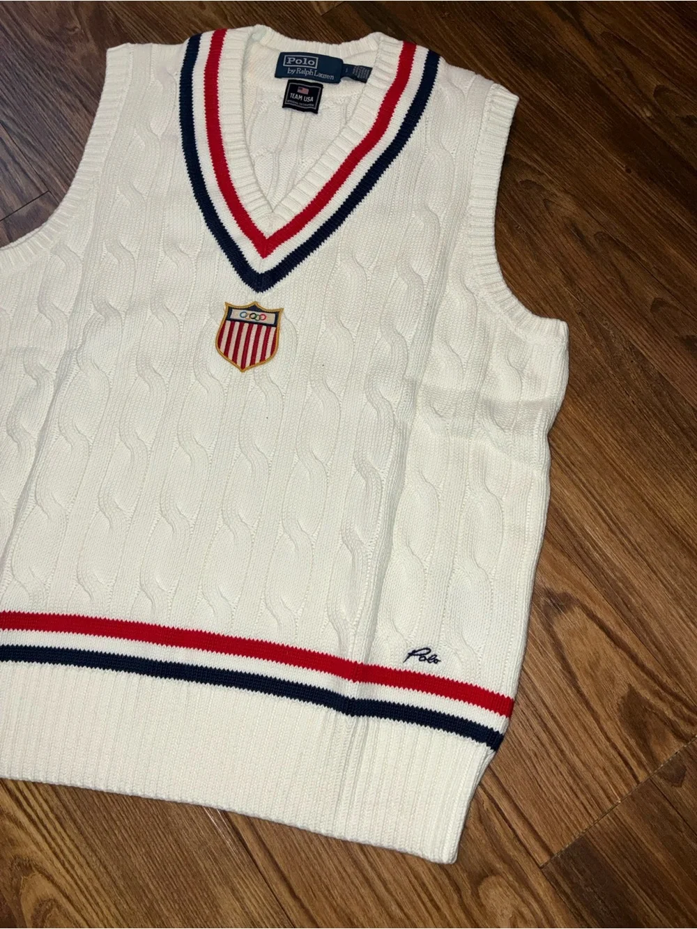 Ralph Lauren Team USA Cricket Sweater Vest